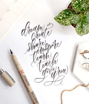 Brush Calligraphy: Beginner One-Day Workshop