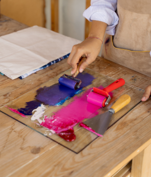 [NEW! 4-Week Art Class] Gel Plate Printing