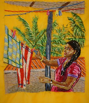 Painting with Thread with artist Par Nair