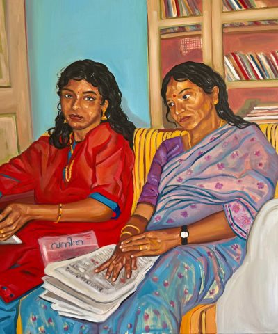 Artist in the Gallery with Par Nair